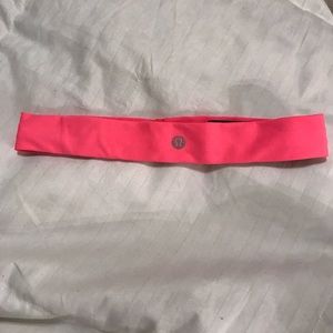 Lululemon pink headband